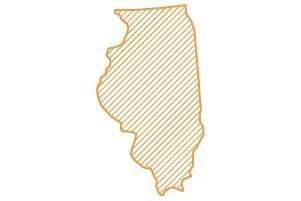 Illinois Map Icon